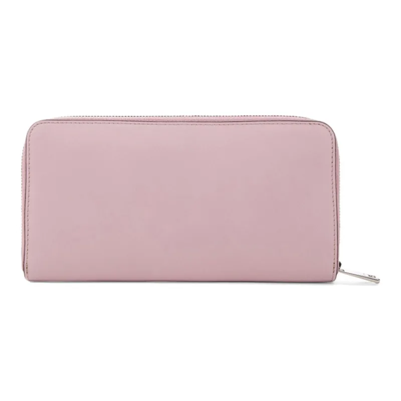 Furla Ginger Leather Wallet Money Clip Clutch Large Size Women's Pink-1