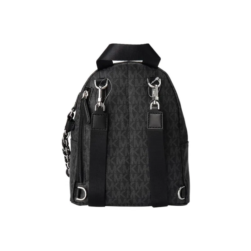 MICHAEL KORS Slater Leather Handbag Backpack Women's Black-1