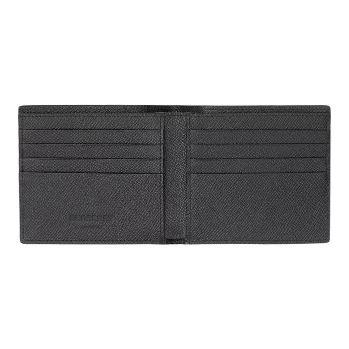 Burberry Grainy Leather International Bifold Wallet Black-5