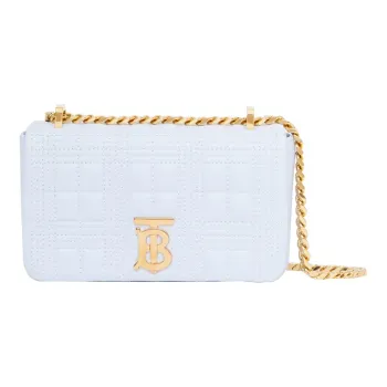 Burberry Lola Lola Bag Lambskin Shoulder Bag Crossbody Bag Mini Women's Light Blue