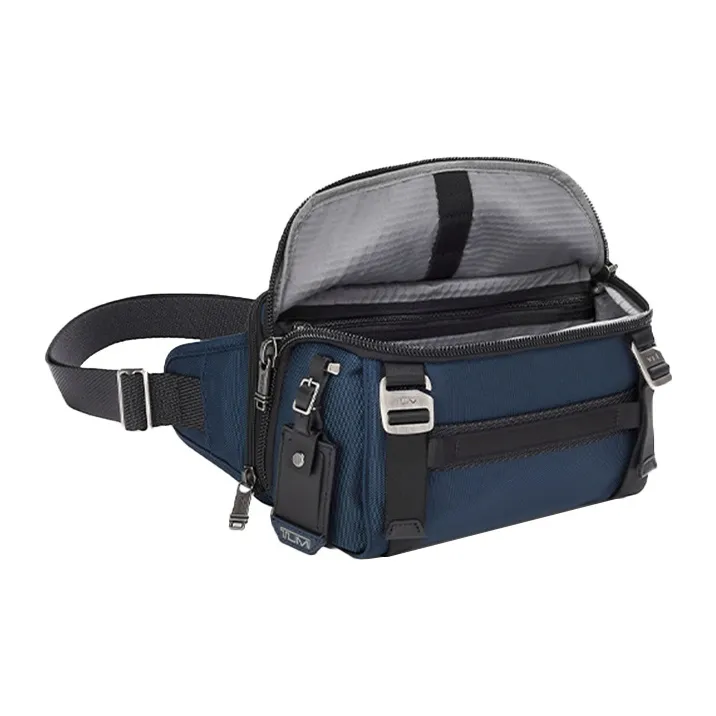 TUMI Alpha Bravo Ballistic Nylon Sling Bag, Shoulder Bag, Crossbody Bag Men's Blue-1