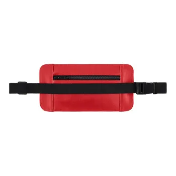 Supreme Supreme SS19 Leather One Shoulder Sling Bag Cell Phone Pouch Fanny Pack Regular Unisex Red