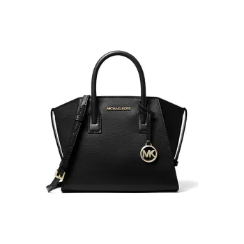 MICHAEL KORS Avril Cow Leather Ear Bag Handbag Shoulder Bag Crossbody Bag Small Size Women's Black
