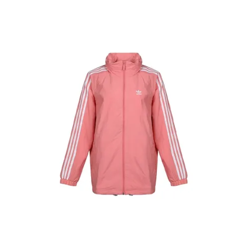 Adidas Originals Jackets Women's Textured Rose Red