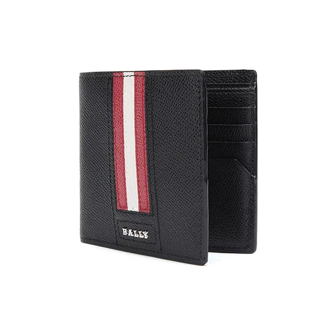 BALLY Trasai Embossed Cow Leather 3 in 1 Wallet, Coin Purse, Wallet Regular Men's Black-2