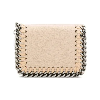 Stella McCartney Leather Wallet Women's Nude