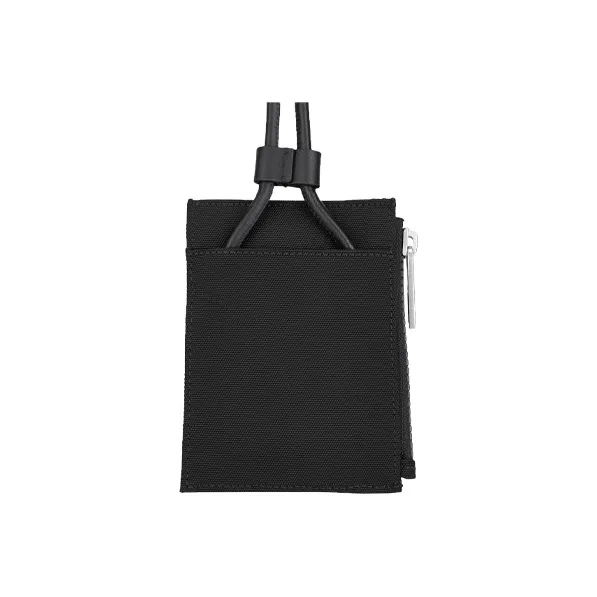 KENZO Nylon One Shoulder Crossbody Card Holder Mini Unisex Black-4