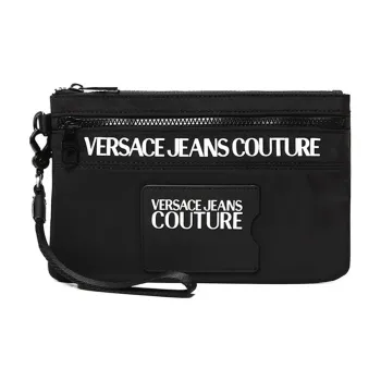 VERSACE JEANS COUTURE Nylon Clutch Men's Black