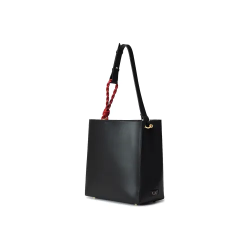 C.LI Genuine Leather Bucket Bag, Crossbody Bag, Women's Bag, Shoulder Bag Regular Women's