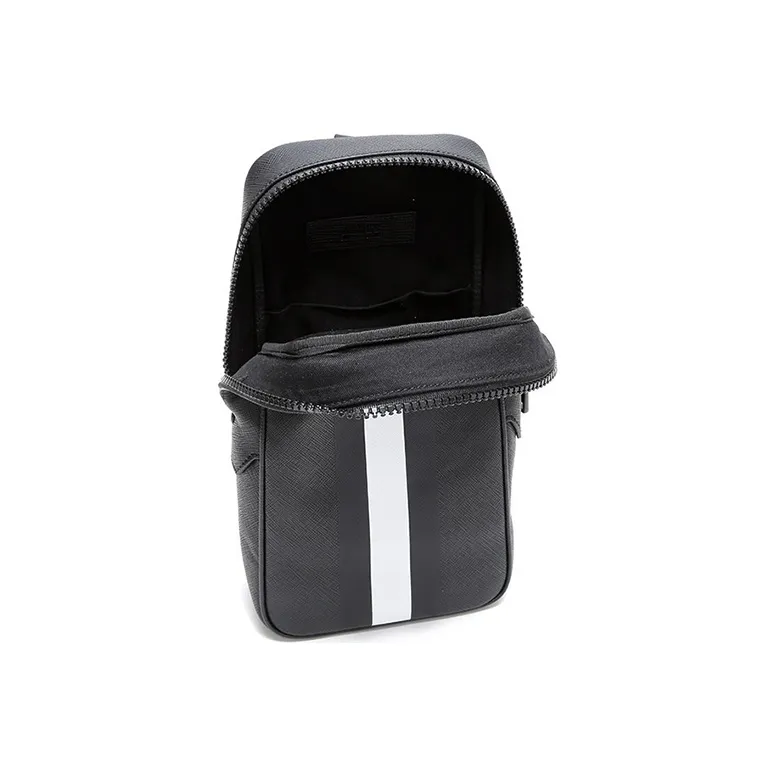 BALLY TANIS PVC One Shoulder Crossbody Sling Bags Men's Black-4