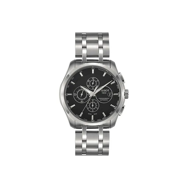 TISSOT Kutu Collection Automatic Mechanical Movement Men's Watches Watch Black Dial-0