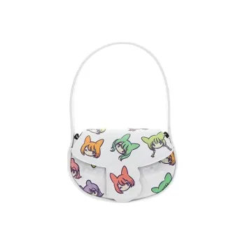 FORBITCHES Leather Shoulder Bag Women's White