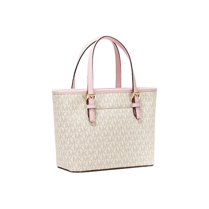 MICHAEL KORS Jet Set Travel Extra Small Logo Top Zip Tote Bag-1