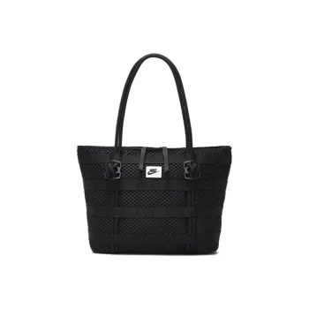 Nike Air Tote Bag Polyester Tote Bag Shopping Bag Shoulder Bags Handbags Regular Unisex Pure Black