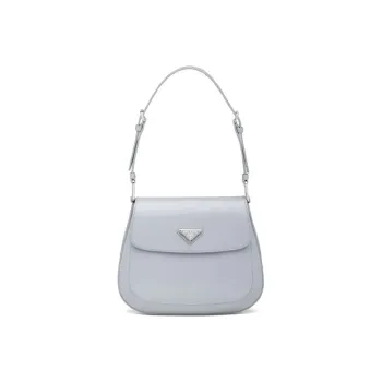 PRADA Cleo Leather Shoulder Bag Crossbody Bag Women's Cornflower Blue