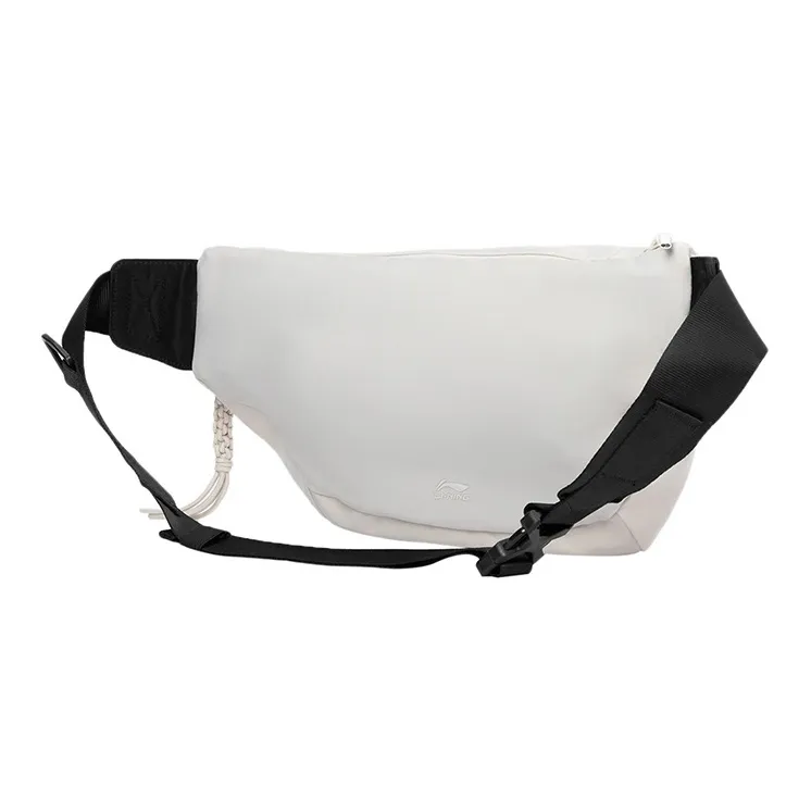 LiNing CF Journey Series Fabric Shoulder Bag Crossbody Bag Fanny Pack Regular Unisex White-1