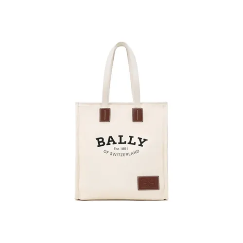 BALLY Wmns  Fabric Handhold Single Shoulder Bag SatchelsTote Beige