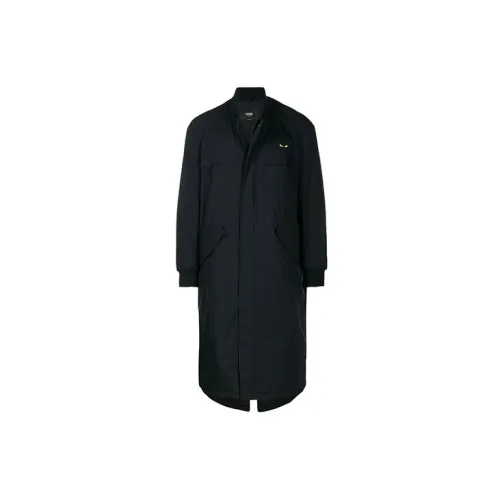 FENDI Coats Men Black