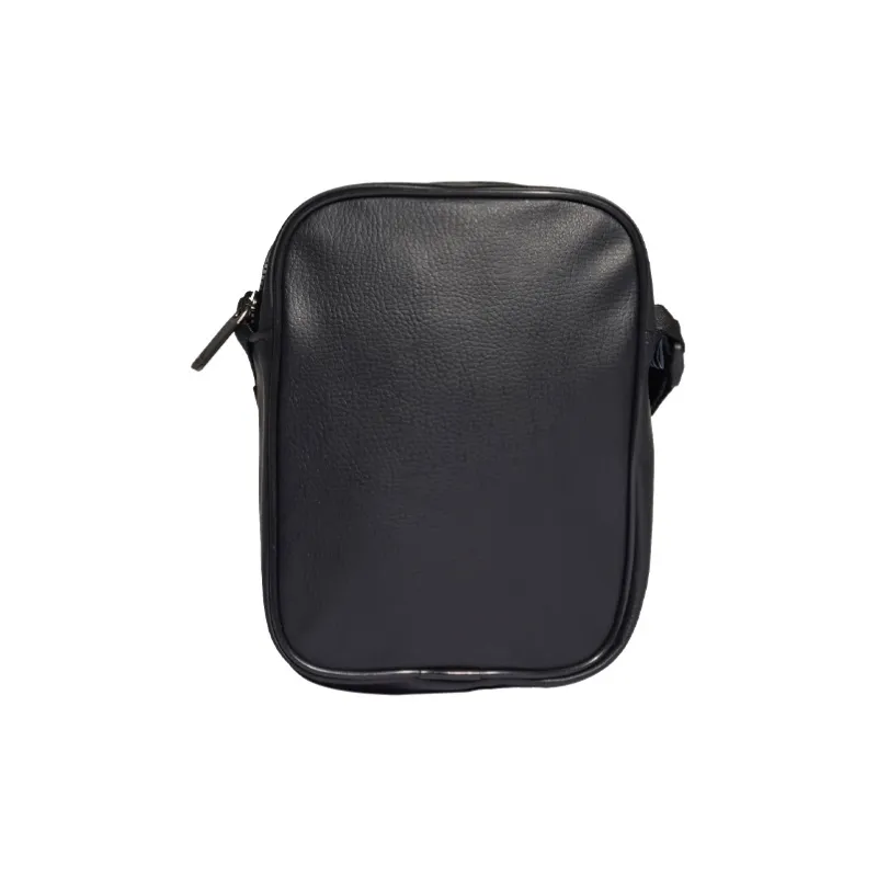 Adidas Originals Leather Crossbody Bag, Small Square Bag, Shoulder Bag Unisex Black-2