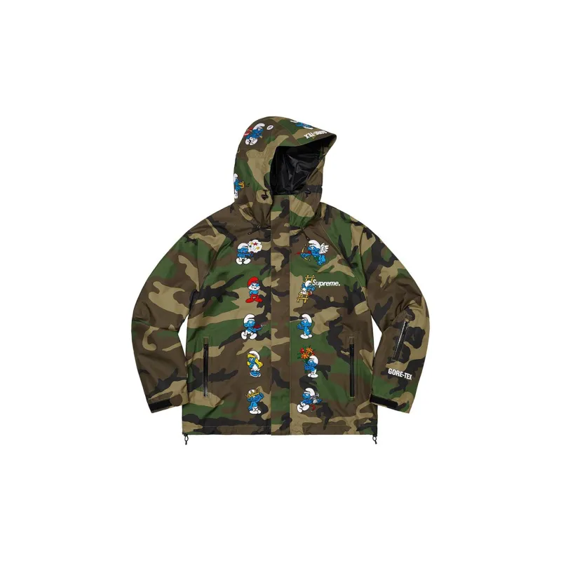 Supreme Smurfs GORE TEX Shell Jacket-11