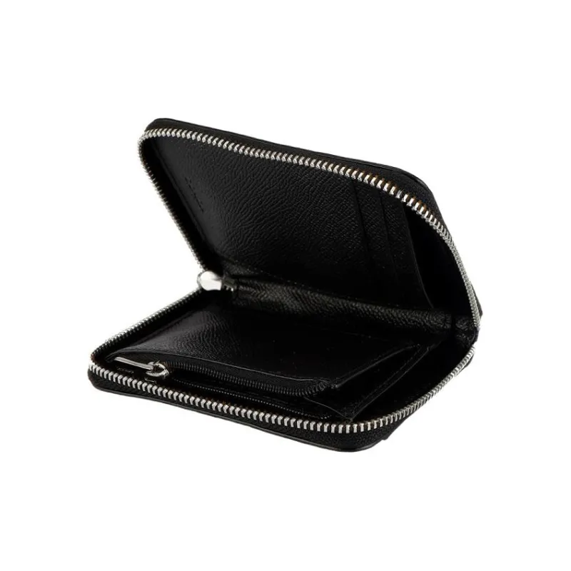 COACH Boxed Leather Wallet With Money Clip Gift Box And Clutch Included Women's Red-3