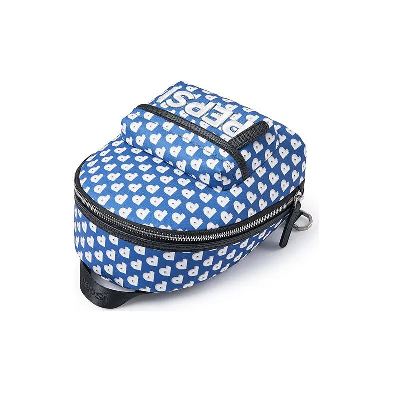 Pepsi Nylon Fabric Backpack Regular Women's Marine Blue-5