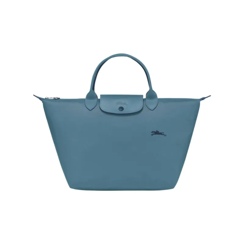 LONGCHAMP Le Pliage Club Canvas One Shoulder Handbags Medium Size Women's Blue-0
