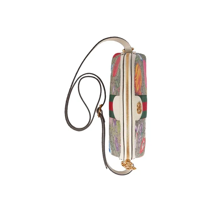 GUCCI Ophidia Canvas With Leather Dome Bag, Shoulder Bag, Crossbody Bag Women's-4