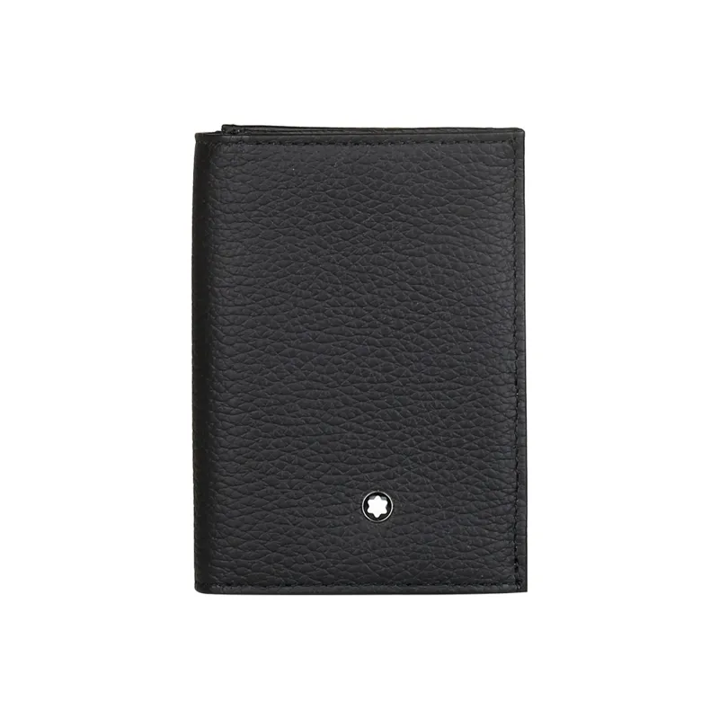 MONTBLANC Meisterstuck Leather Business Card Holder Card Case Men's Black-0