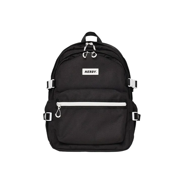 NERDY Fabric Backpack Regular Unisex Black-0