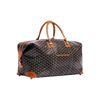 GOYARD Bowling Canvas With Leather Travel Backpack Sports Backpack Regular Unisex Brown