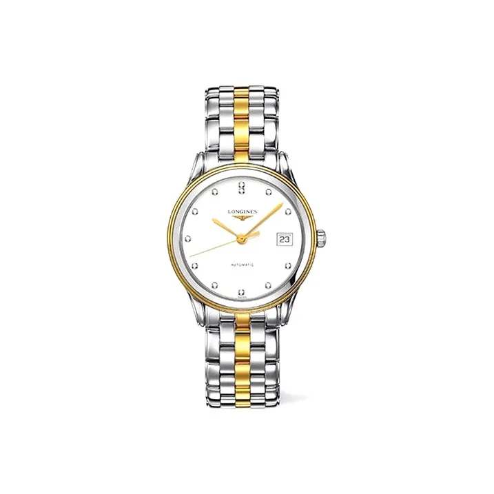 LONGINES Military Flag Collection Automatic Mechanical Movement Men's Watch 35.5mm White Dial-0