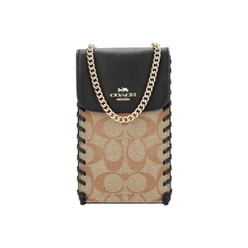 COACH N/S Cellphone Pouches Khaki