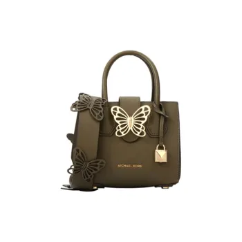 MICHAEL KORS MICHAEL KORS Handbag Collection Mercer Cow Leather Handbag Medium Size Women's Olive Green