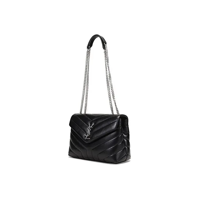 SAINT LAURENT Loulou Quilted Small Shoulder Bag-1
