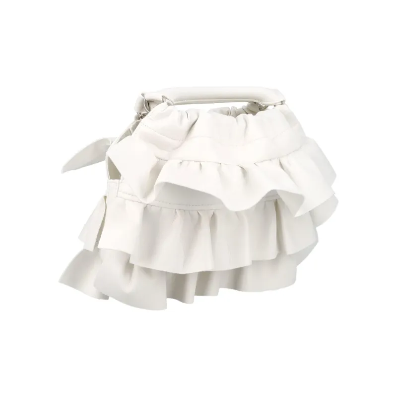 CDG Polyurethane Handbag Regular Women's White-1