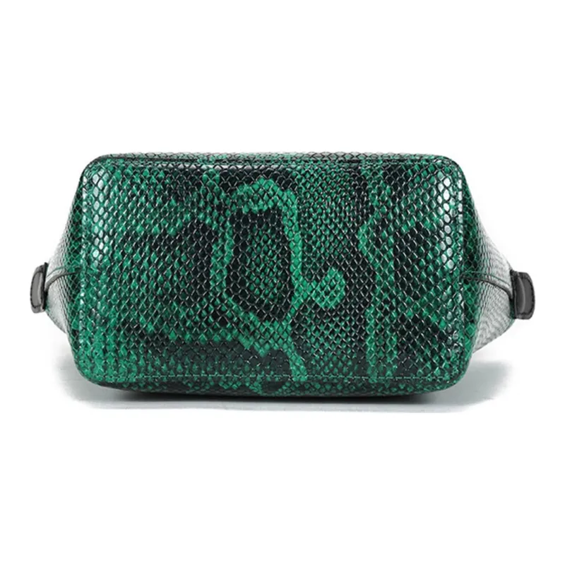 LONGCHAMP Le Pliage Cuir Cow Leather Dumpling Bag, One Shoulder Handbag Mini Women's Green Multicolor-4