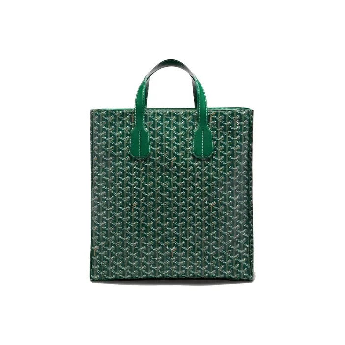 GOYARD Voltaire Canvas With Leather Shoulder Bags Handbags Women's Green-1