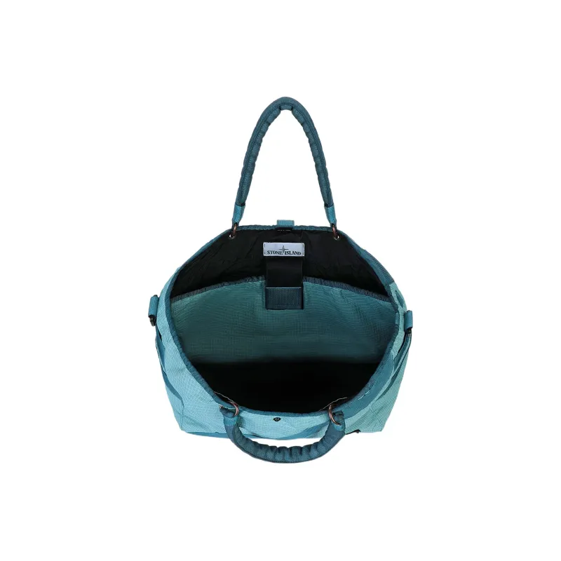 STONE ISLAND Cotton, Polyamide, Nylon Crossbody Handbag Regular Unisex Blue-3