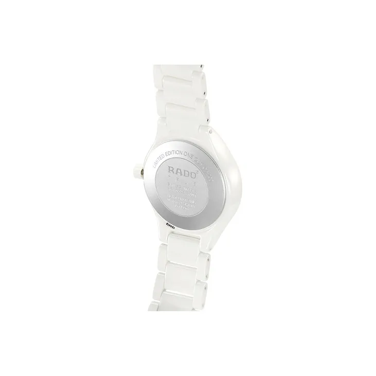 RADO Realme Collection Automatic Mechanical Movement Women's Watch 37.4mm White Dial Ceramic Watch Case Ceramic Strap-2