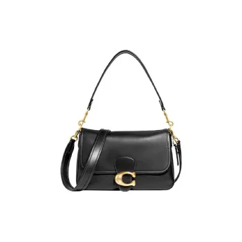 COACH Tabby Soft Cow Leather Shoulder Bag Portable Crossbody Bag Shoulder Bag Women's Black