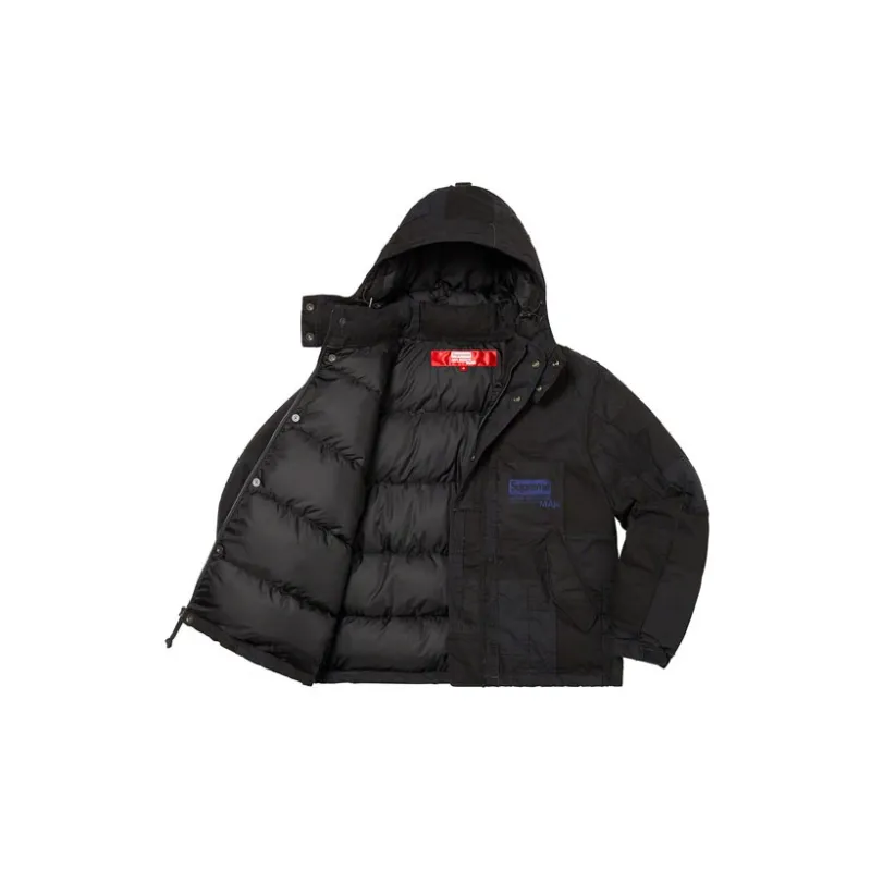 Supreme Junya Watanabe Cdg Man Patchwork Puffy Jacket-3