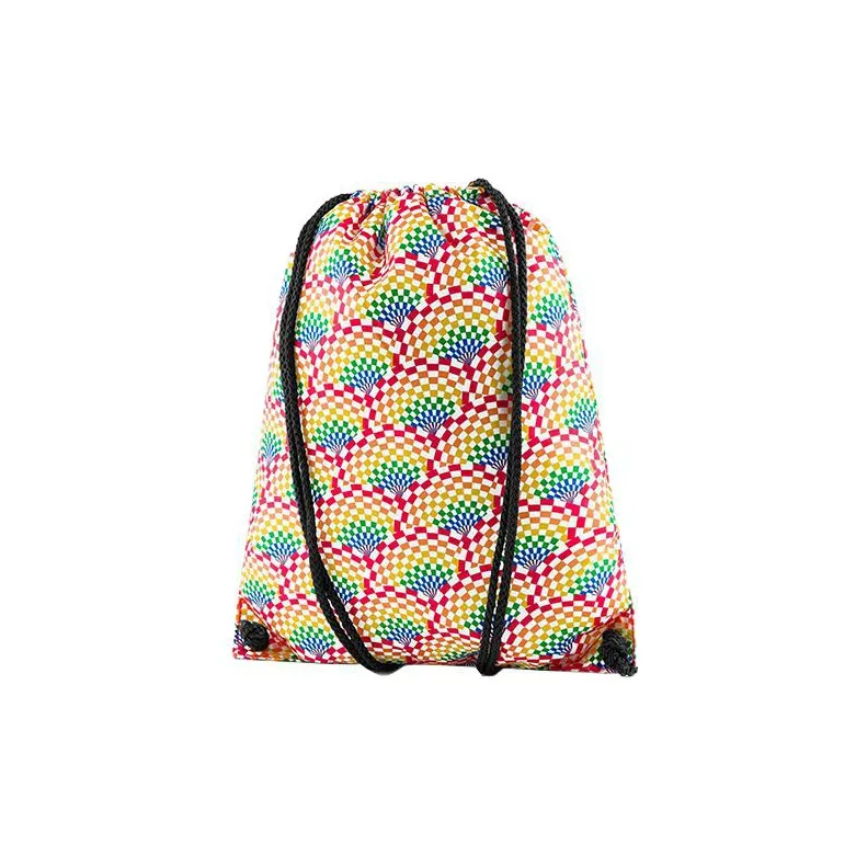 Vans Polyester Backpack Unisex Rainbow Print-2