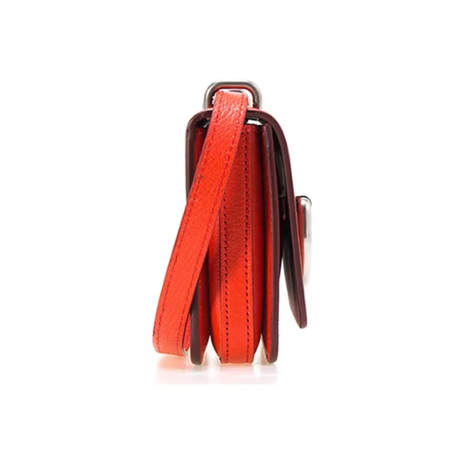 Burberry Leather Handbag, Crossbody Bag, Shoulder Bag Women's Red-3