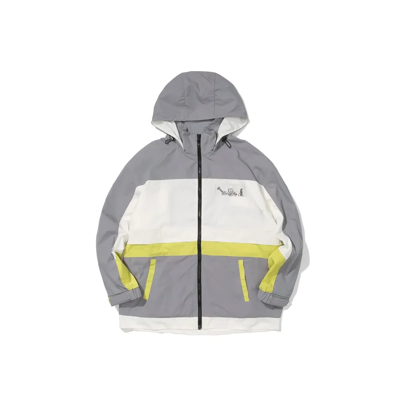 Clubxxhh Loose Fit Jacket Unisex Gray-1