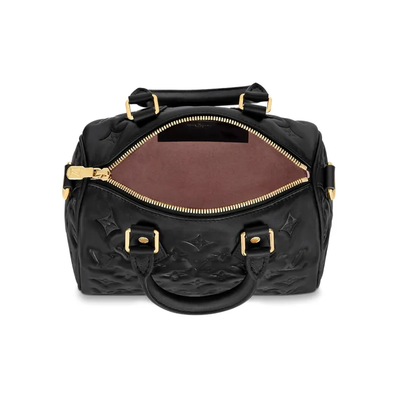 LOUIS VUITTON Speedy Bandouliere 22 Black-3