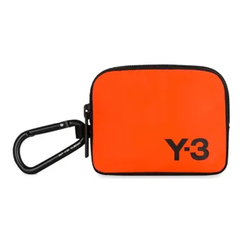 Y 3 Polyamide Coin Purse Unisex Orange