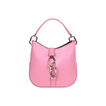 Furla Sirena Collection Leather Handbag Shoulder Bag Clutch Mini Women's Pink