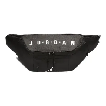 Jordan Polyester One Shoulder Crossbody Fanny Pack Regular Unisex Black