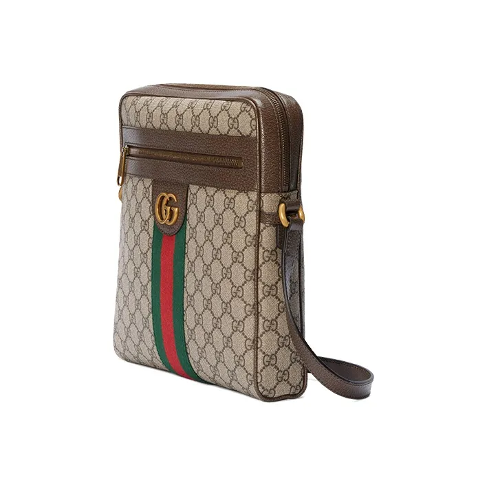 GUCCI Ophidia GG Messenger Bag Medium Beige/Ebony-1